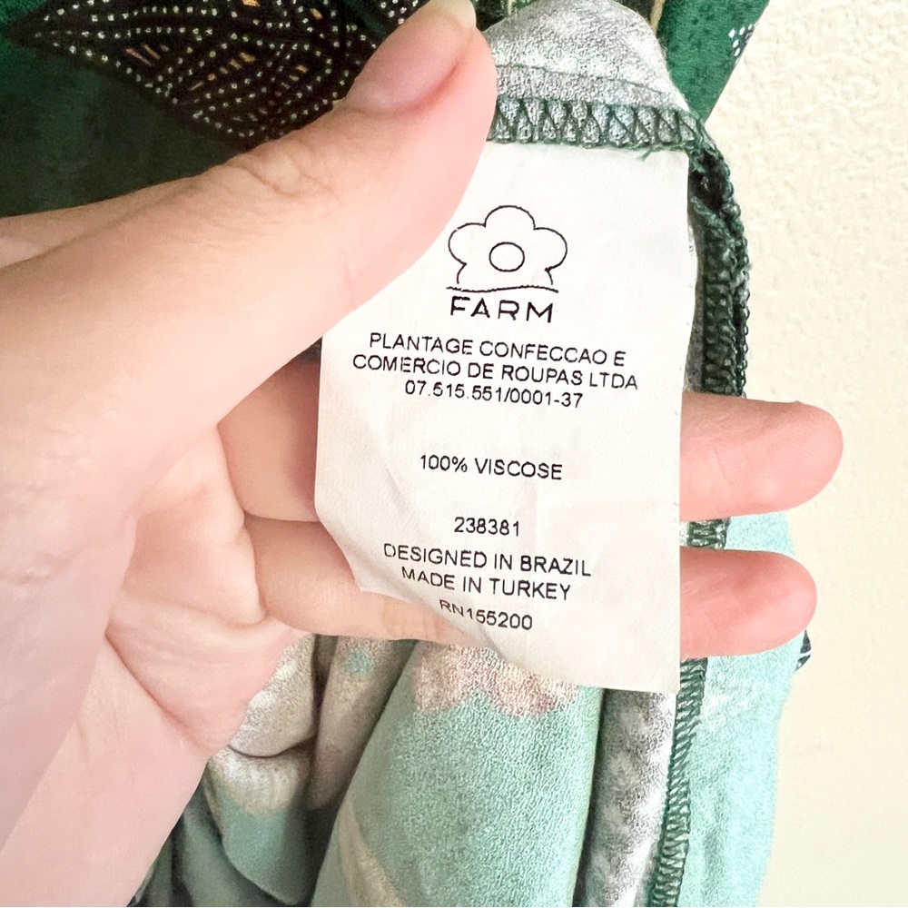 FARM RIO x Anthropologie Verdura Maxi Dress in Green - Picture 7 of 9